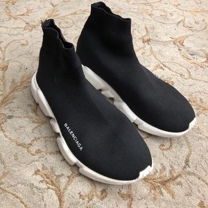 Balenciaga Speed Trainers (Black/White) Size 8